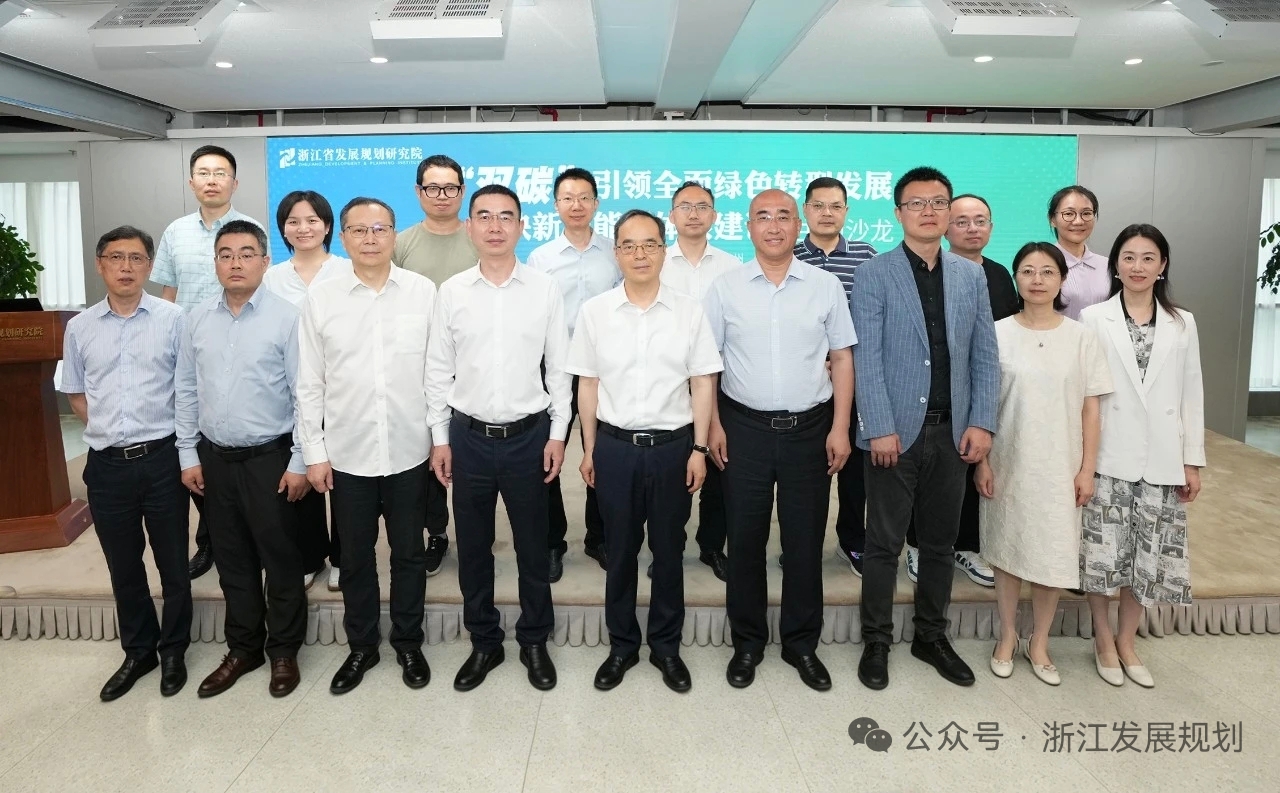  >> “‘双碳’引领全面绿色转型发展_加快新型能源体系建设”主题沙龙在杭州召开